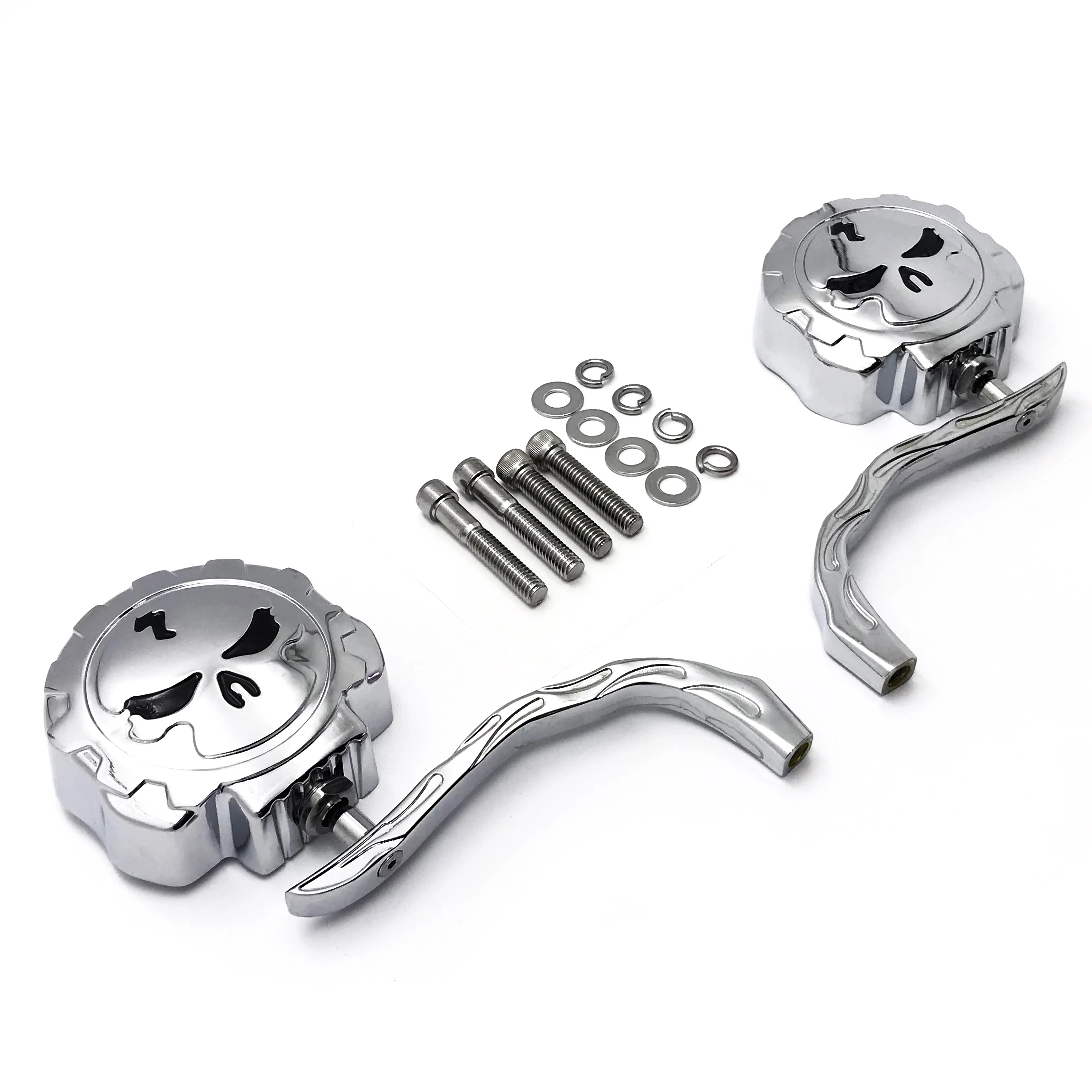 Запчасти для мотоциклов с бесплатной доставкой хромированные боковые зеркала