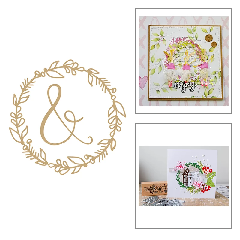 

2020 New Circle Lace Metal Cutting Dies For DIY Wreath Edge Embossing Decoration Greeting Card Paper Album Scrapbooking No Stamp