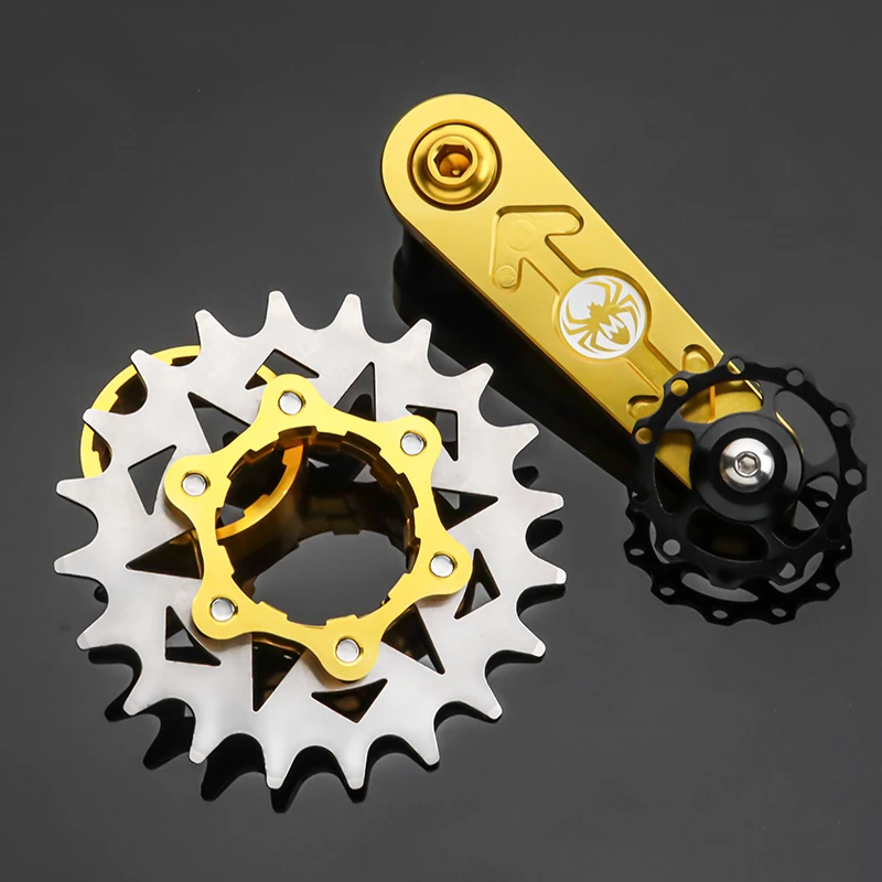 MUQZI Bike Conversion Kit Compatable 12T 13T 14T 15T 16T 17T Single Speed Cassette Cog And Chain Tensioner | Спорт и развлечения