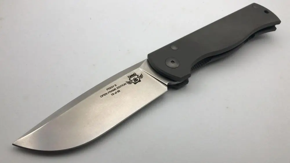 Новый комаров Тактический щенок свинья титановая лезвие M390 потертый компактный