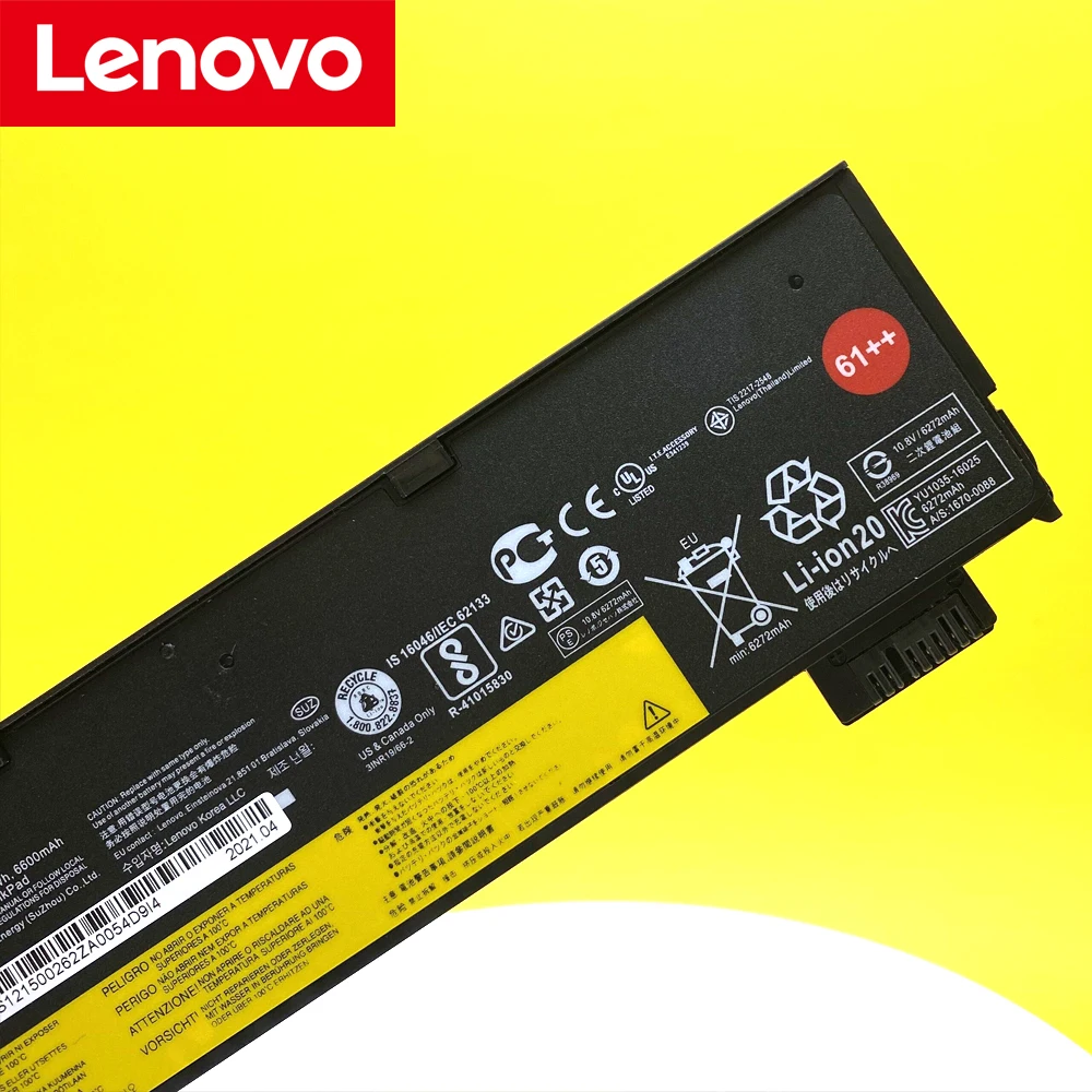 Новый оригинальный аккумулятор для ноутбука Lenovo ThinkPad T470 T480 T570 T580 P51S P52S 61 + 01AV423 01AV424