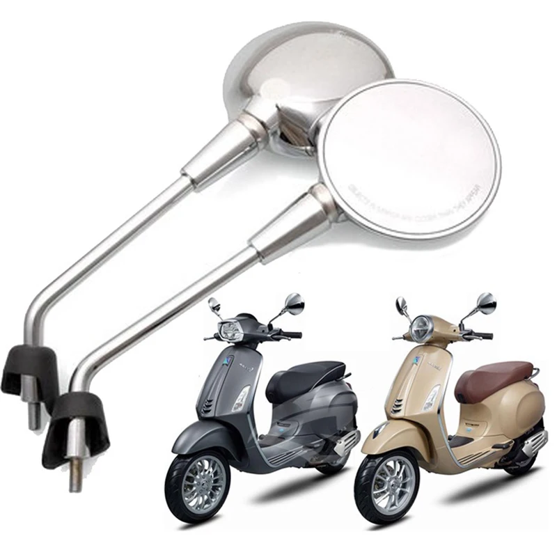 

Motorcycle Mirrors Rearview Rear view Mirror For vespa Primavera 50 125 150 2T 4T 2015 2016 2017 2018 Motorcycle Accessories