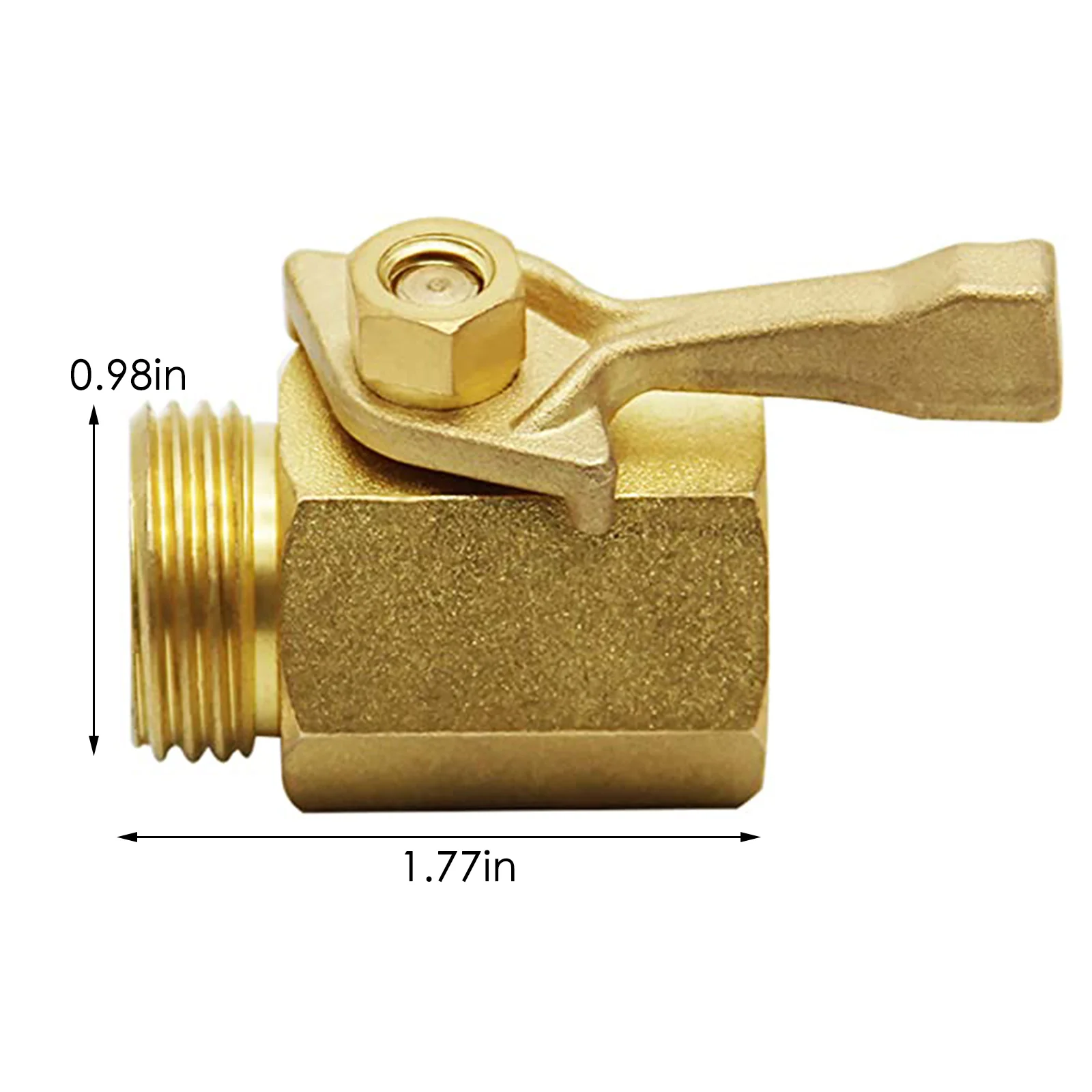 

Hose Valve Brass Shut Off Garden Heavy Duty 3/4 Inch Brass Water Shut Off Valve For Automotive Irrigation