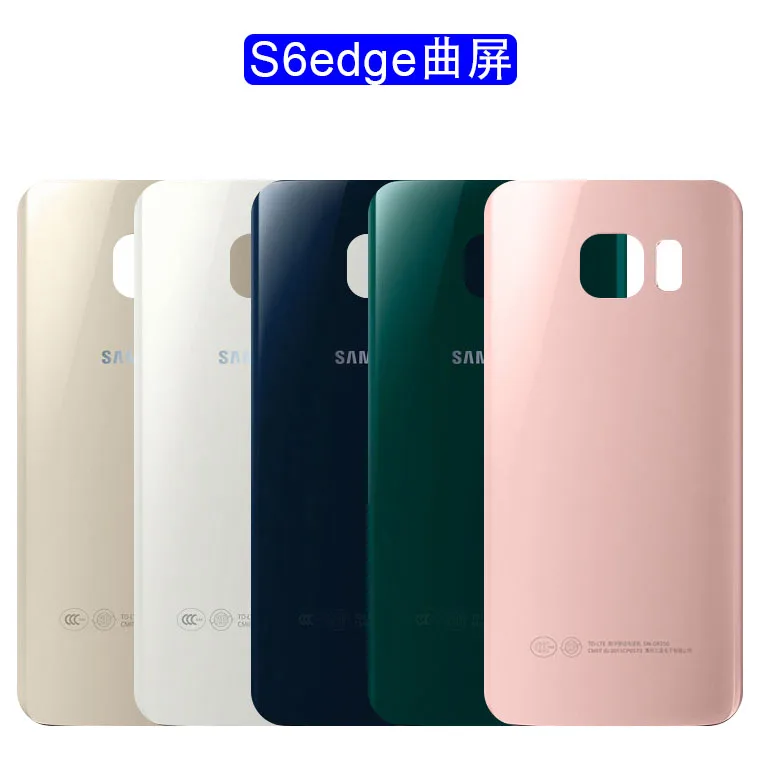 

for [Samsung Galaxy S6 Edge] G9250 (All Carriers) Rear Cover Glass Panel Case Housing with Adhesive Preinstalled Repair Part