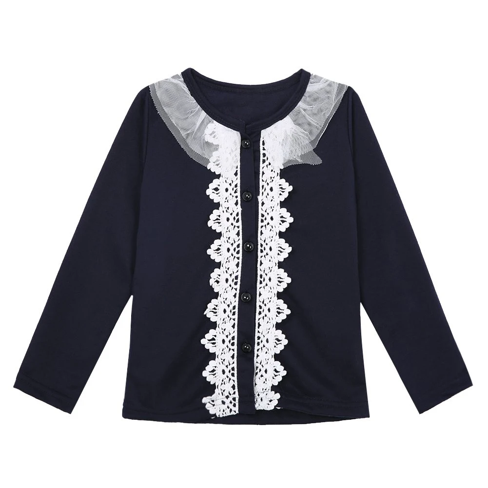 Весенний женский кружевной кардиган для маленьких девочек куртка пальто с