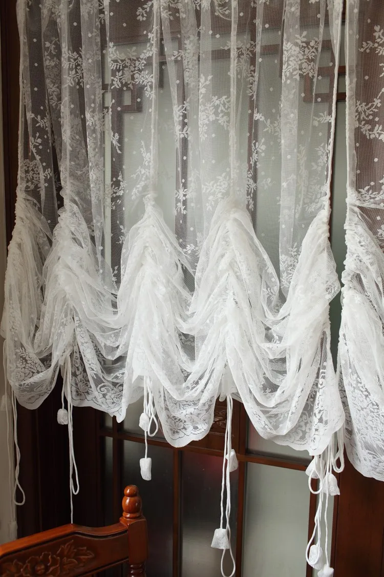 Тюлевые занавески для окон затемняющие кружева белые гостиной домашний декор