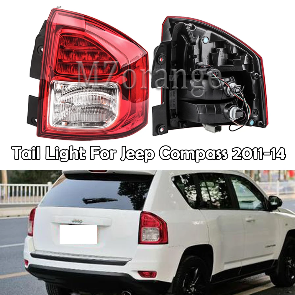 MZORANGE Tail светильник для Jeep Compass 2011 2014 задние тормоза хвост s сигнала поворота