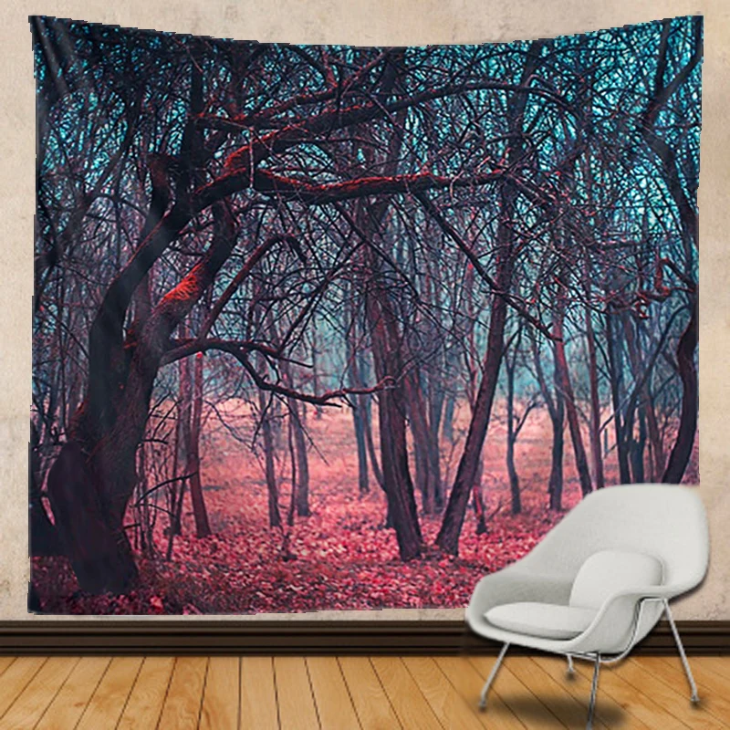 Фантастический лес гобелен мечта сцены МАНДАЛА ГОБЕЛЕН хиппи богемный Декор