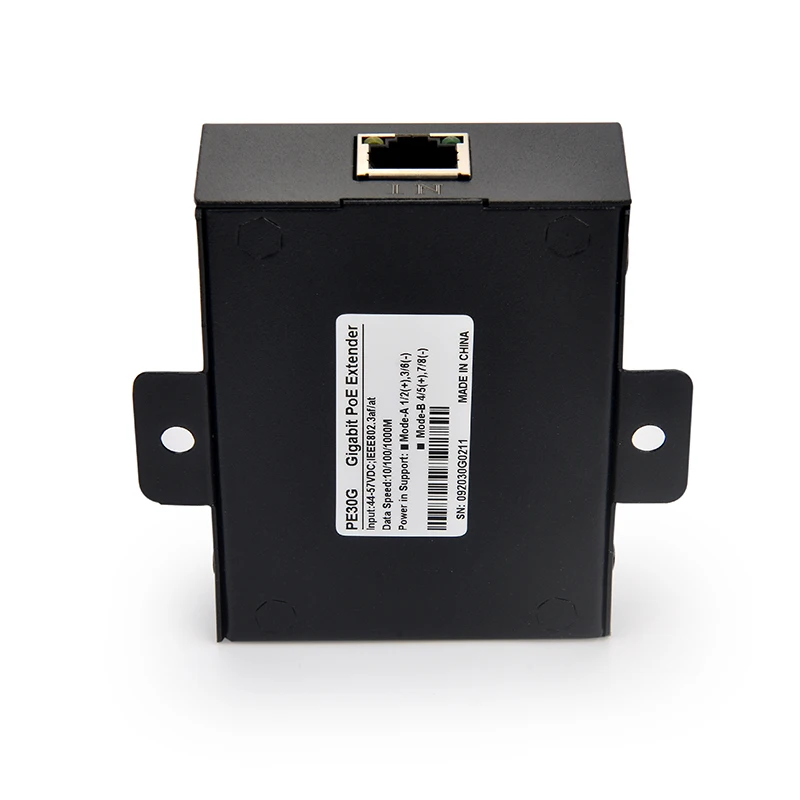 Gigabit POE Extender IEEE 802.3af Extend 100 Meters 10/100/1000Mbps with Standard Input / Output for IP Camera Range | Безопасность и