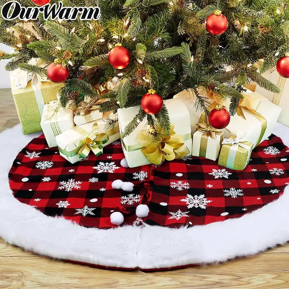 122 см белая юбка на рождественскую елку плюшевый коврик фартуки меховые