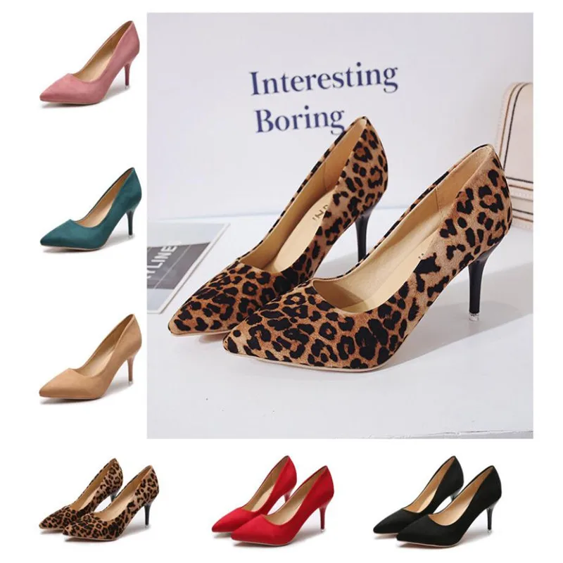 

Women's super high heels solid color pointed shallow mouth suede single shoes set foot stiletto sexy prom wedding shoes 44 size