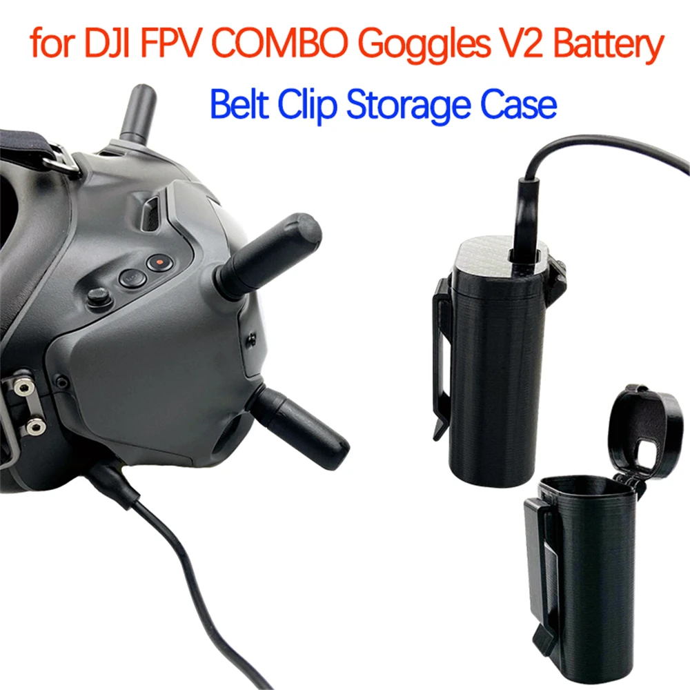 

Для DJI FPV COMBO Goggles V2 Зажим для ремня аккумулятора Storage чехол летающие очки головная повязка с пряжкой защитный чехол Аксессуары для дрона