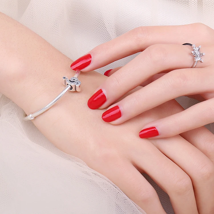 Jewelrypalace 925 пробы серебро скрипичный ключ кубические циркониевые бусины Подвески Fit Браслет в подарок для нее модные юбилейные украшения
