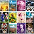 Алмазная живопись 5D полностью круглая 