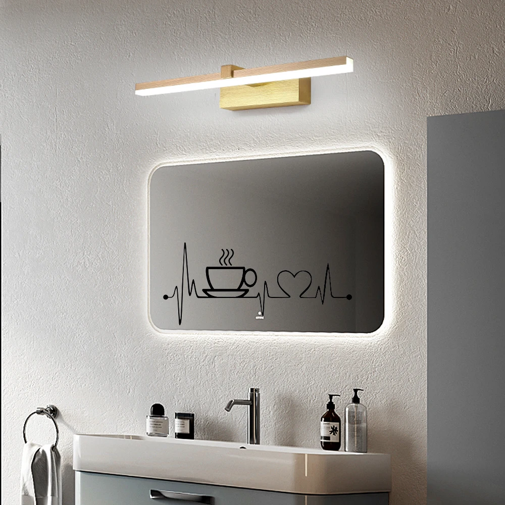 Наклейка на стену с зеркалом наклейки для унитаза ванная комната настенные