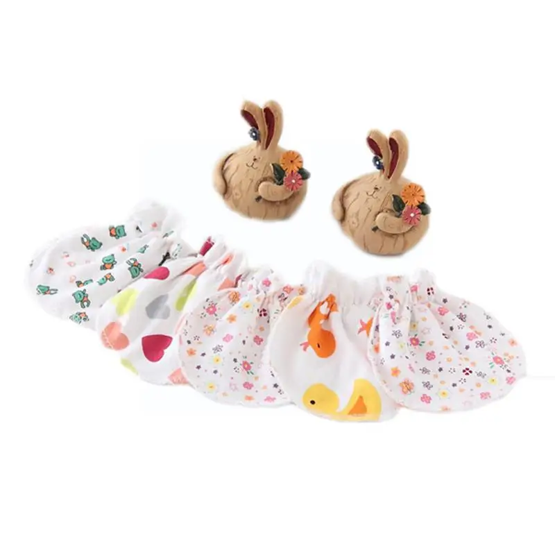 

1 Pair Cute Kawaii Printing Baby Warm Gloves Infants Boy Girl Mittens Gloves Anti Scratch Soft V7u0
