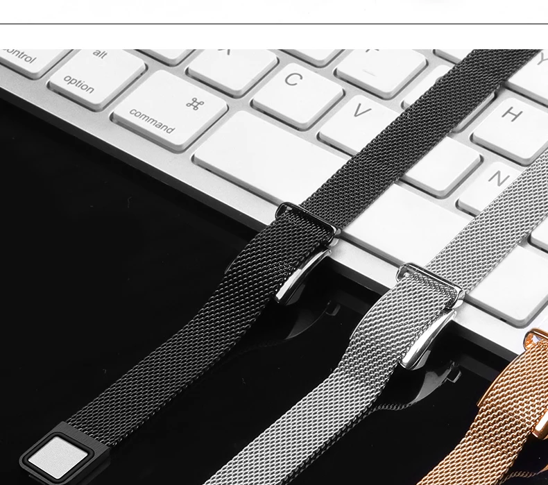 Миланская группа Loop For Honor Band 4 5 Ремешок из металла Для Huawei Honor Band 4 Браслет из нержавеющей стали Браслет Для чести Band 5