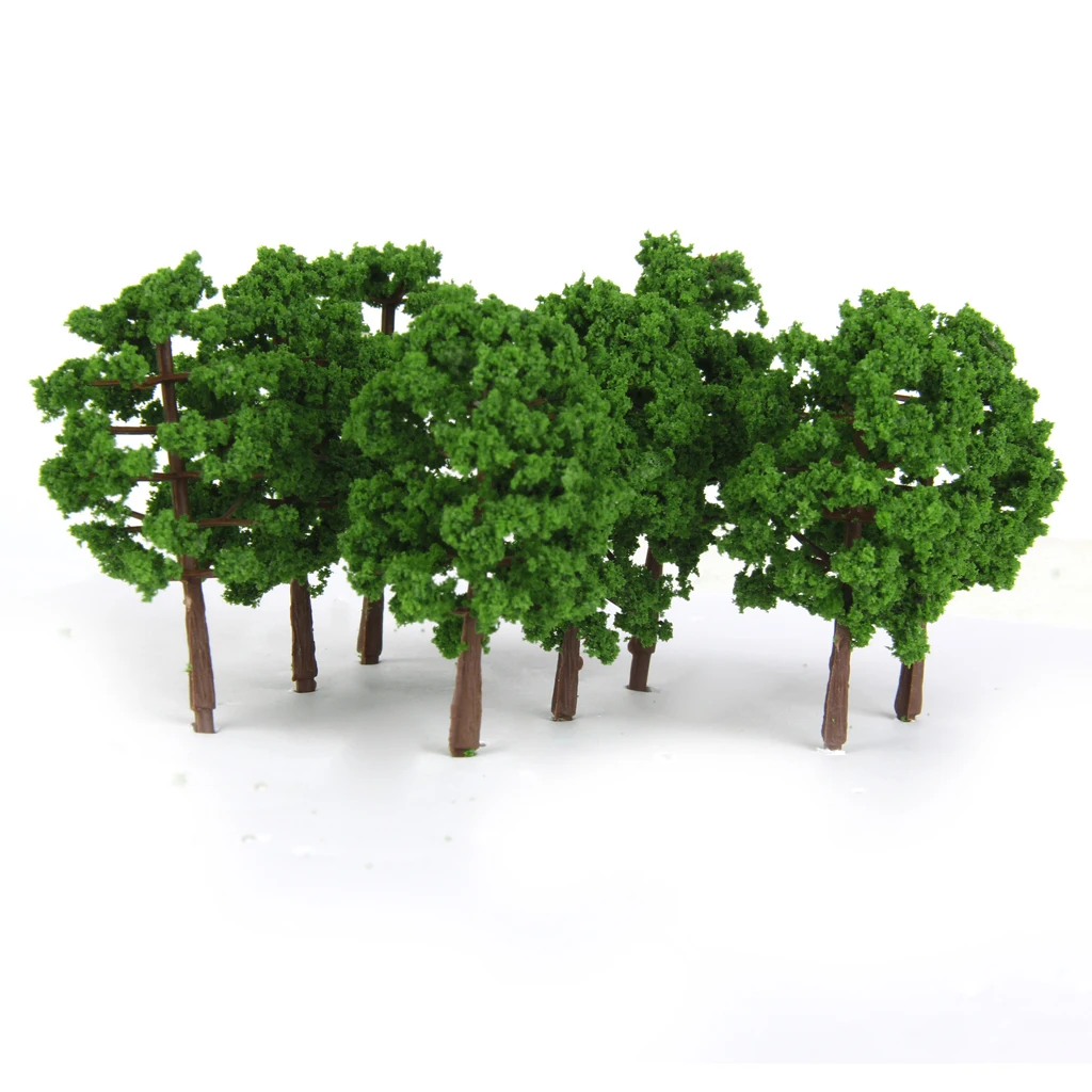 60 Pack Model Tree -1/150 1/200 Scale Train Railway Scenery Architecture Street Park Layouts Supplies | Игрушки и хобби