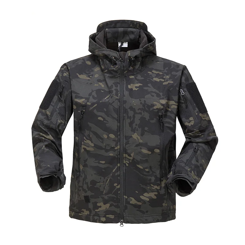 

2020 Brand Autumn Winter Military Fleece Camouflage Tactical Men's Clothing Polar Warm Multicam Army Men Coat Outwear Hoodie