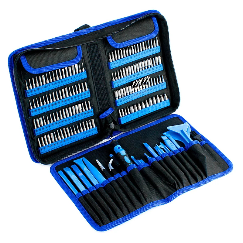 

128pcs Screwdriver bit set Mobile phone dismantling Combination of clock and watch maintenance tools s2 hand tools