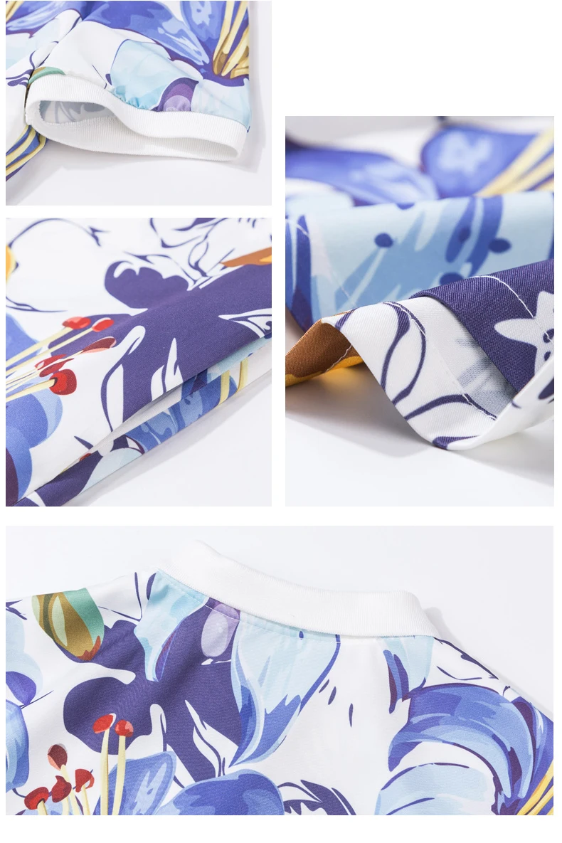 

2021 Spring Fashion Casual Short Sleeve Print Shirt Dress for Women