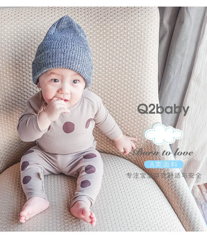 2020 комплект одежды с длинными рукавами для маленьких мальчиков и девочек