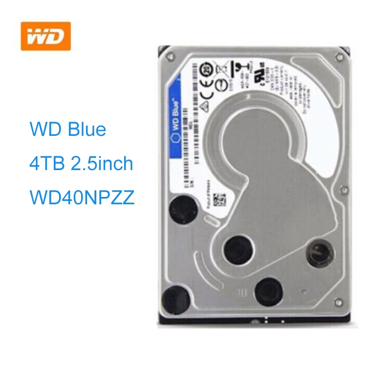 WD Blue 4 ТБ 2 5 дюйма HDD ноутбук Внутренний SATA 6 ГБ/сек. жесткий диск 15 мм в высоту