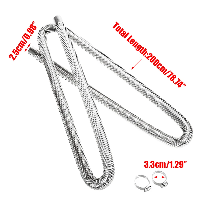 Автомобильный обогреватель выхлопная труба из нержавеющей стали парковочный