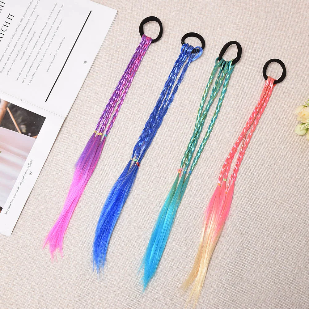 Простая детская эластичная резинка для волос аксессуары Детский парик повязка