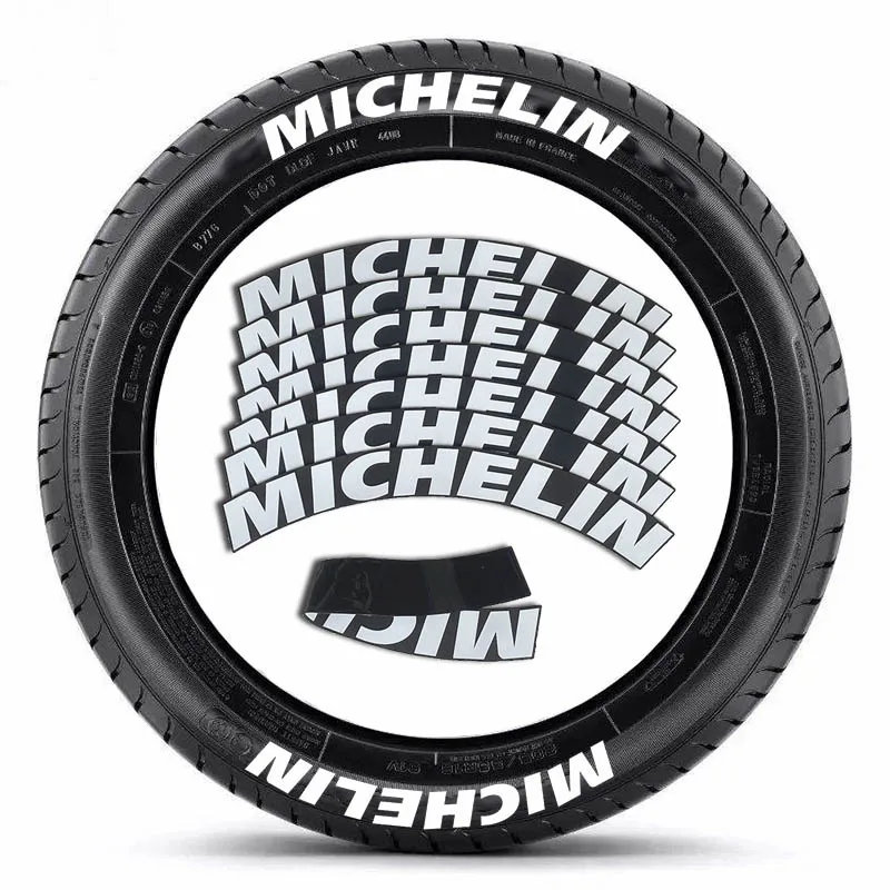 3D резиновые наклейки на заказ в виде шин высота 1/0 75 дюймов автомобильные