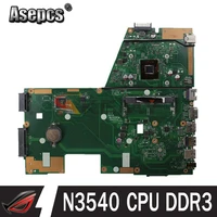akemy x551ma laptop motherboard with n3540 cpu ddr3 for asus x551ma f551ma x551m d550m original mainboard tested full 100