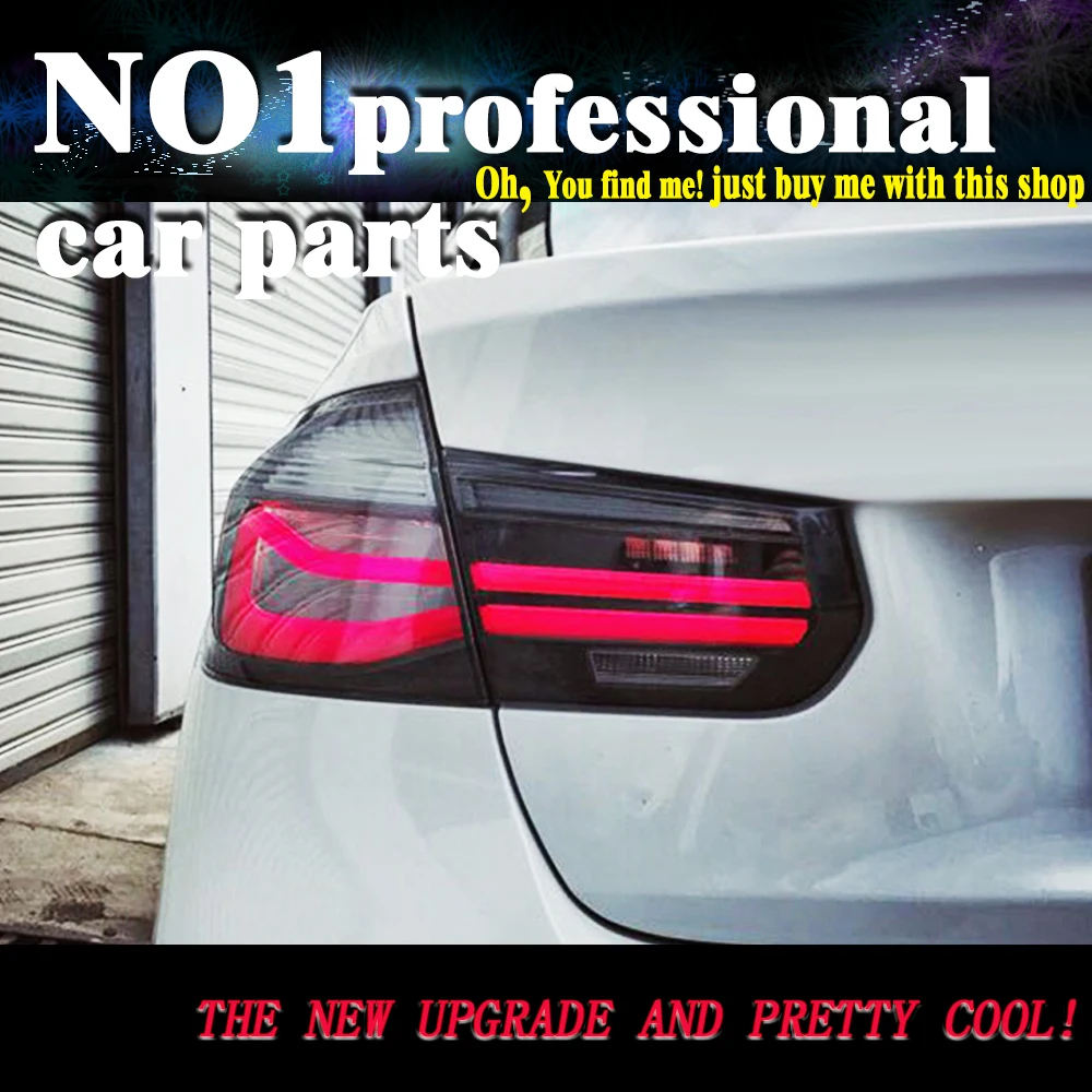 

car accessories Tail Lamp for BMW F30 F35 3 series Tail Lights 2013-2017 Rear Lamp DRL+Turn Signal+Brake+Reverse LED backlight