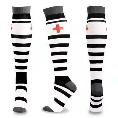 

New Compression Stockings Knee High Socks Fit Medical Blood Circulation Pregnancy Edema Diabetes Nursing Varicose Veins Socks