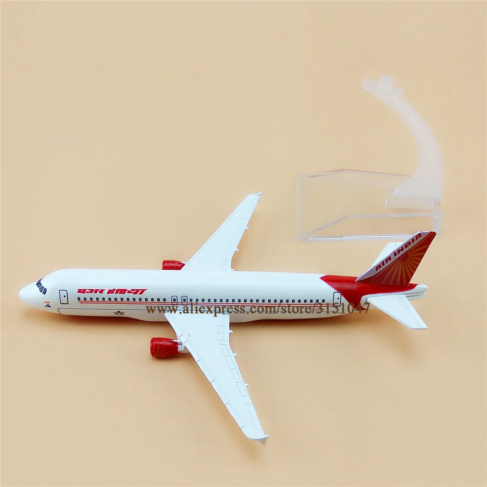 16 см Air India A320 Airbus 320 Airlines модель самолета Модель сплав металлический самолет литье