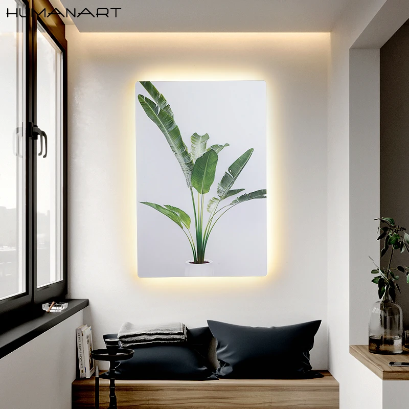 Креативные Настенные светильники с технологией струйной печати 3 сменные цвета