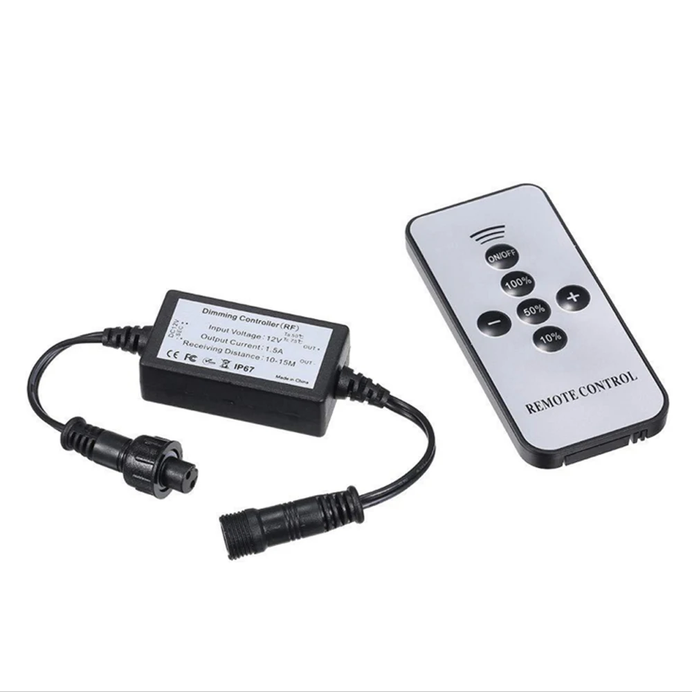 DC5 24V 15W Одноцветный палубный светильник RF Диммер с дистанционным управлением ler