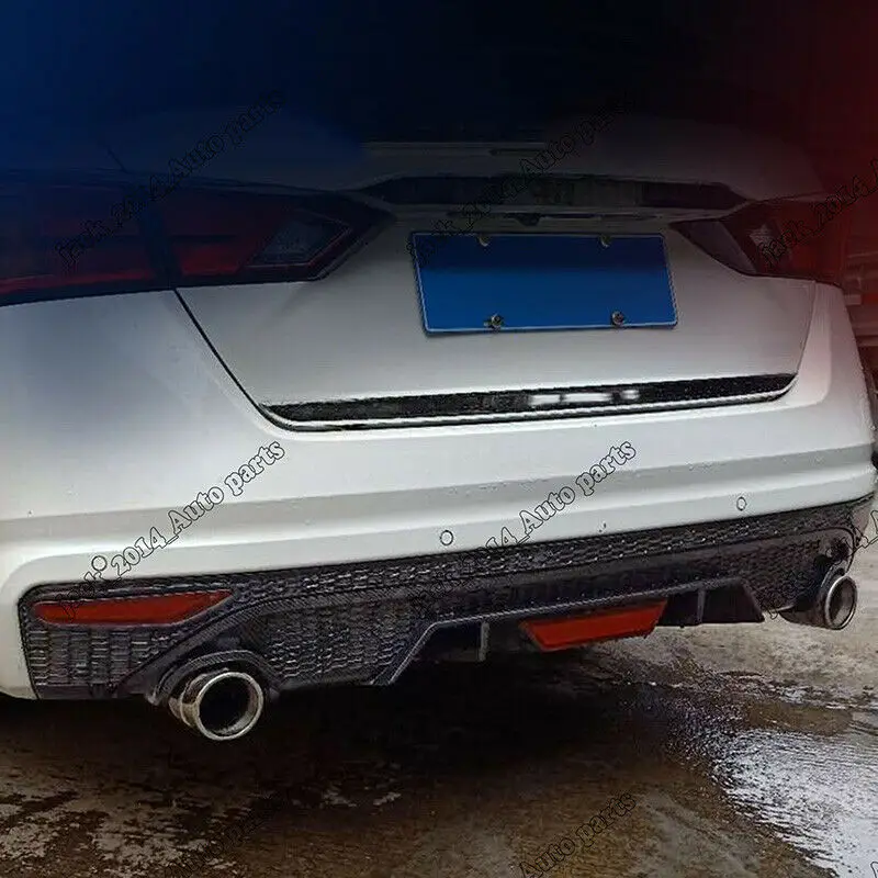 Автомобильный аксессуар внешняя отделка стильный задний диффузор из