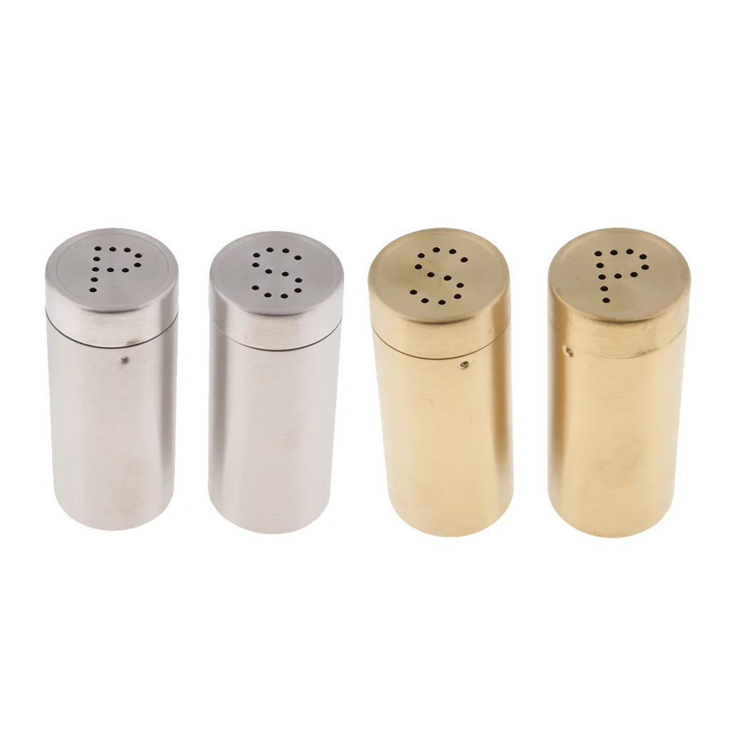 

2Pcs Salt Pepper Shakers Elegant Salt Pepper Kosher Sea Salts Spices, Kitchen Cooking Necessary