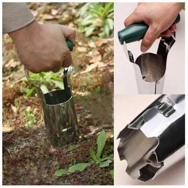 

Metal Plants Seedling Vegetable Convenience Transplanting Tube Perfect Hand Tools For Garden Yard FBS889