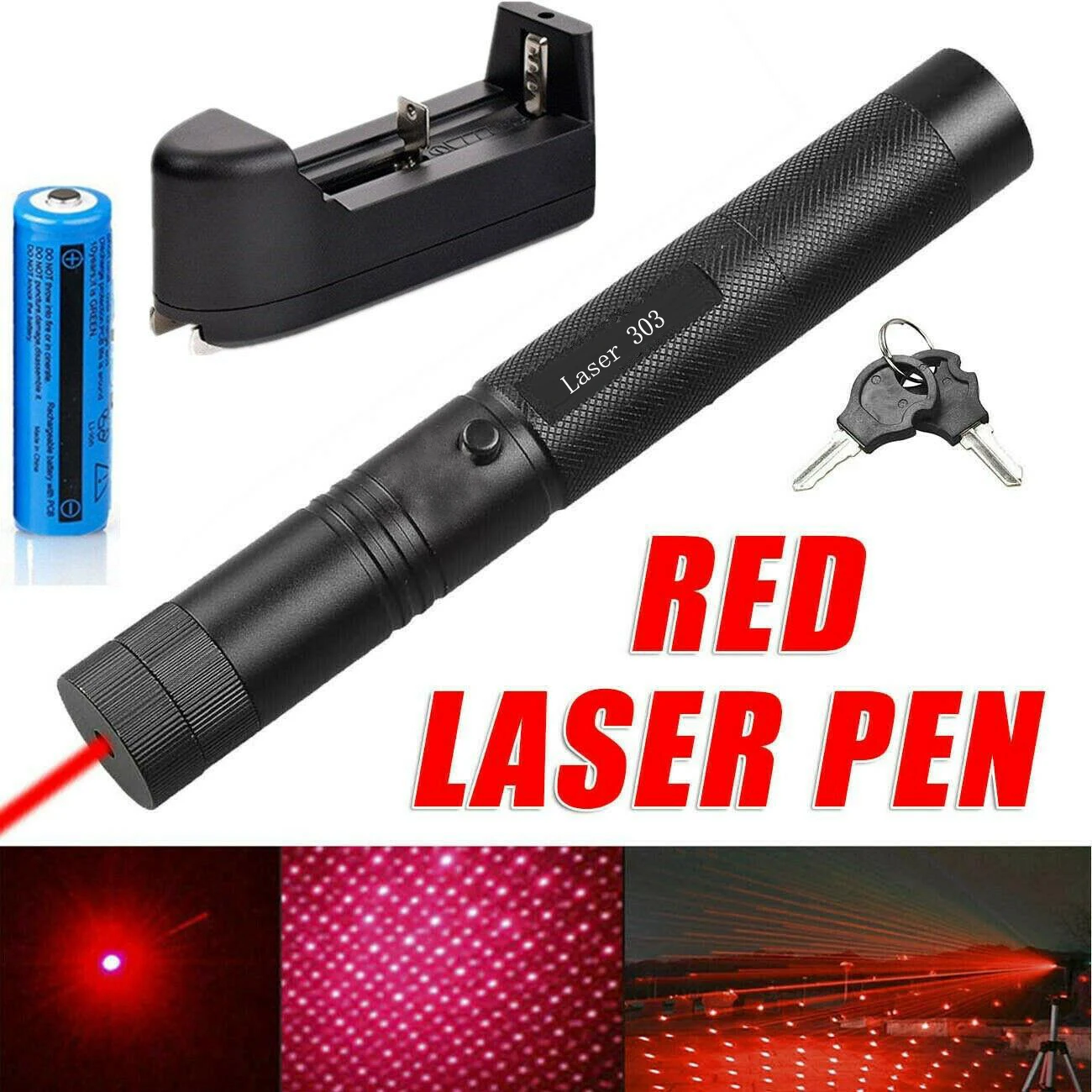 Мощный зеленый лазер 303 нм указатель индикатор внешний фонарик профессиональный