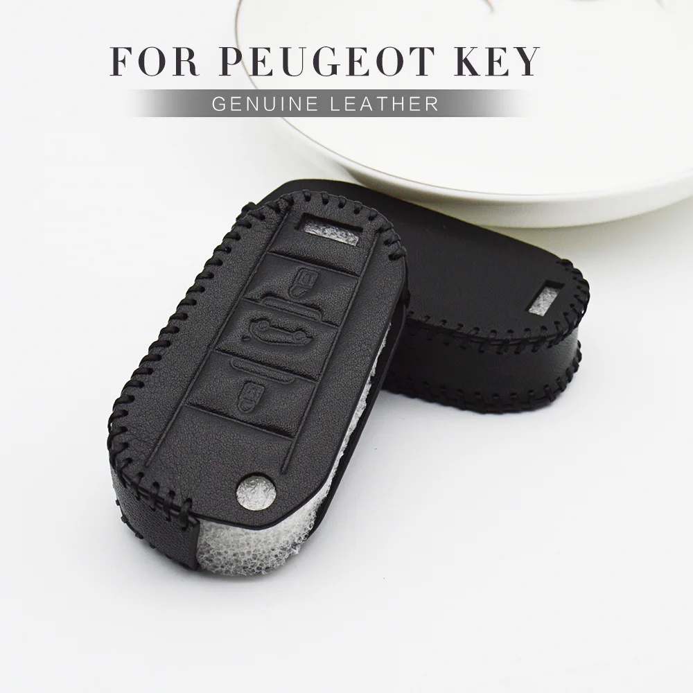KUKAKEY Car Key Protection Case Cover For Peugeot 106 107 108 206 CC 2008 308 407 SW 508 5008 Boxer Expert Ring Accessories | Автомобили и