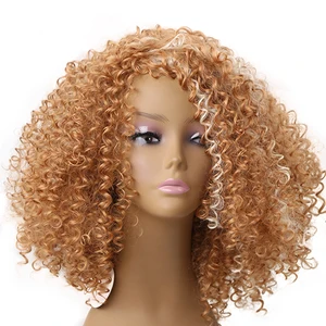 Amir натуральные афро вьющиеся парики для женщин, синтетические женские короткие парики, доступны черные, коричневые, блонд цвета