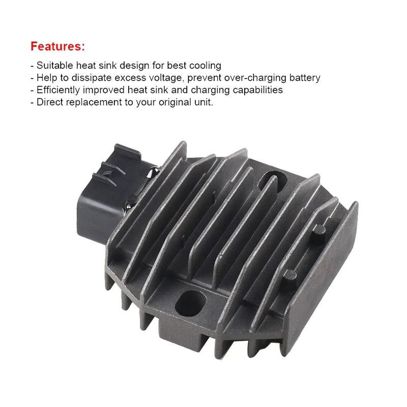 

Voltage Rectifier Regulator for Honda TRX250 TRX400EX Yamaha YFM250 YFM350 YFM400 YFM450 YFM600 YFM660 31600-HM8-003