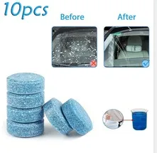 

10Pcs Car Solid Wiper Auto Window Cleaning Effervescent Tablet Windshield Glass Cleaner Household Cleaning Window Solid Cleaner