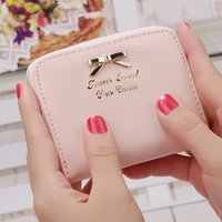 2020 new short style small wallet female simulation leather multi card card bag large capacity multi functional wallet