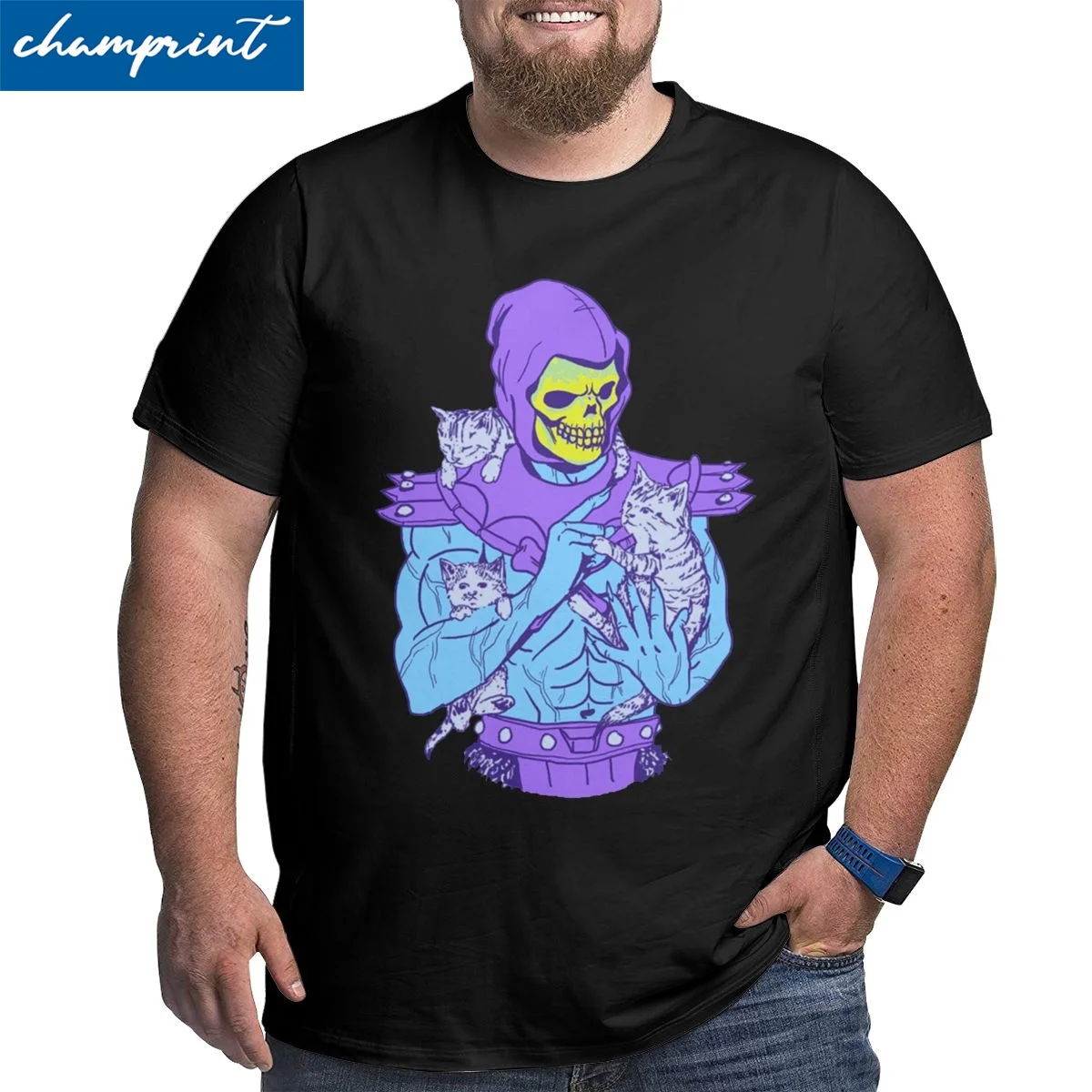 

Мужская футболка с надписью «Masters Of The Meowniverse», размеры до 6XL