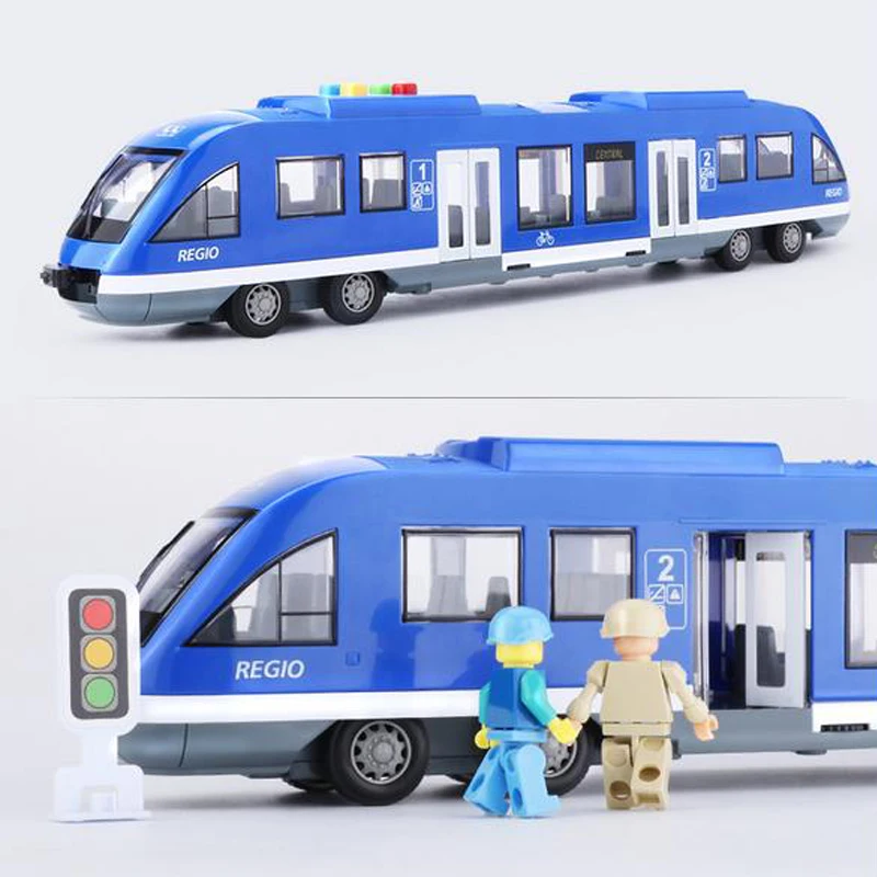 Новая игрушечная модель городского метро игрушечный автомобиль подарок для