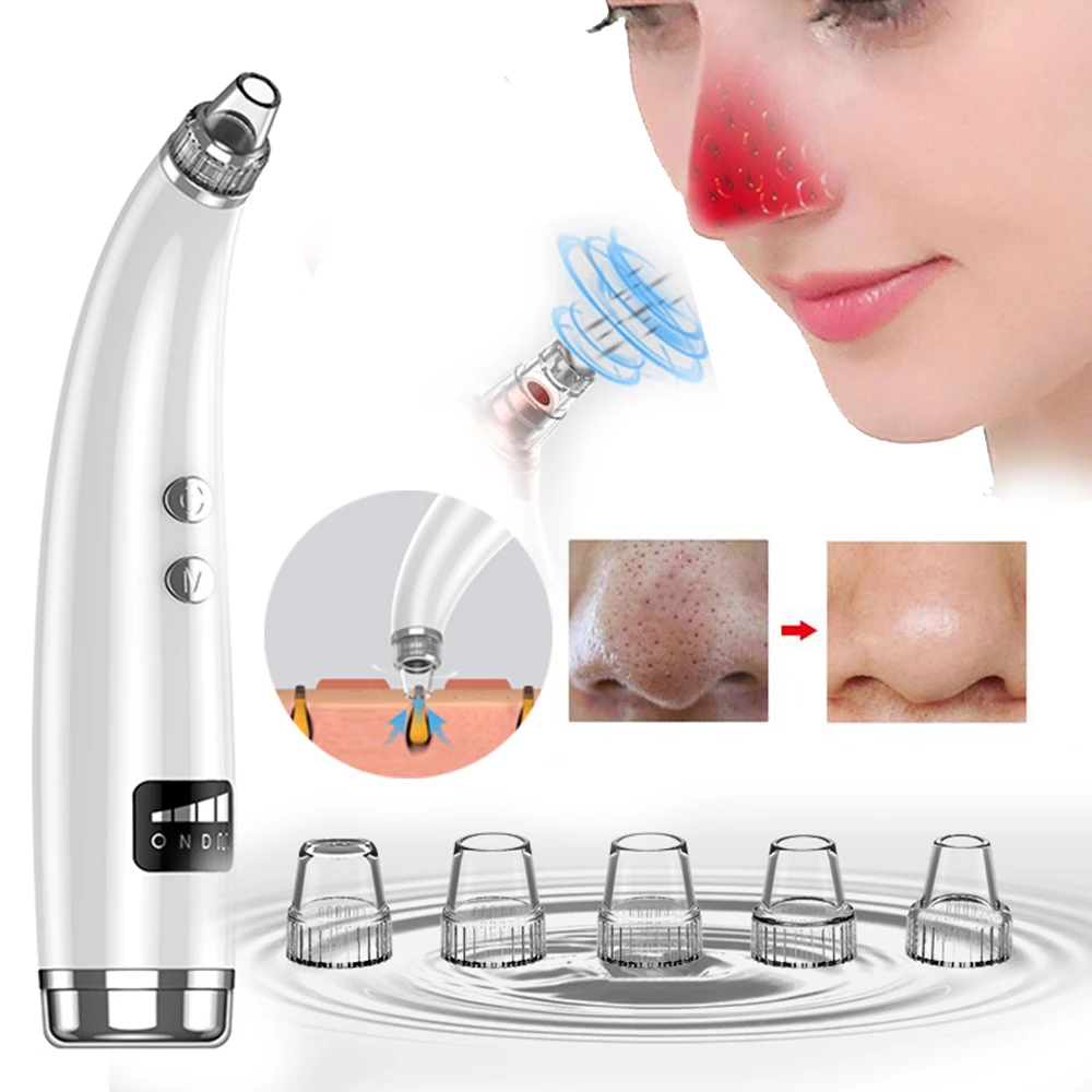 Электрический акне удаления угрей вакуумный экстрактор пор очиститель для