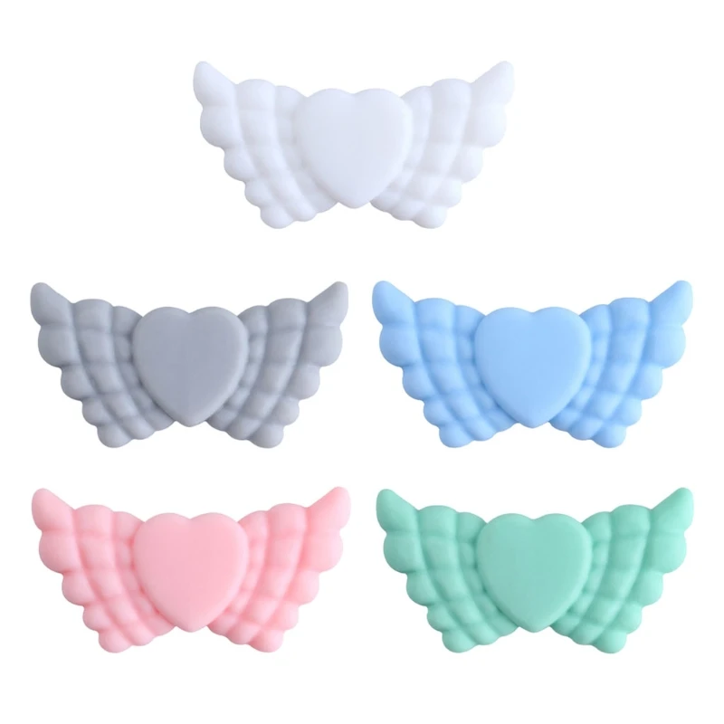 

Silicone Beads Teething Beads 5pcs/lot Baby Teether Food Grade Colorful Chew Necklace Bracelet Bangle Jewelry Making A2UB