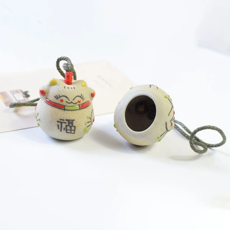 1 шт. Фортуна кошка колокольчики керамика кошки колокольчик счастливый кот